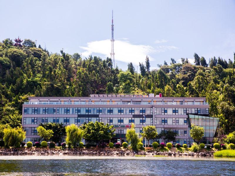 Greentree Inn Yunnan Dali Puhai Binhai Road Business Hotel Exterior foto